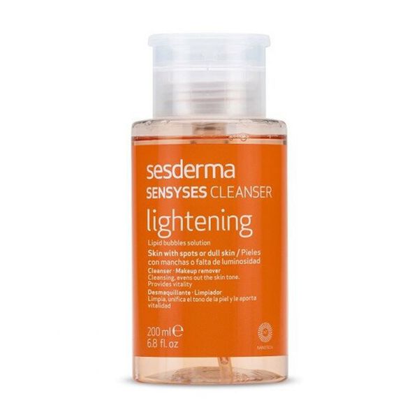 Липосомальный лосьон для снятия макияжа Sesderma Sensyses Cleanser Lightening, 200 мл — фото с карточки товара