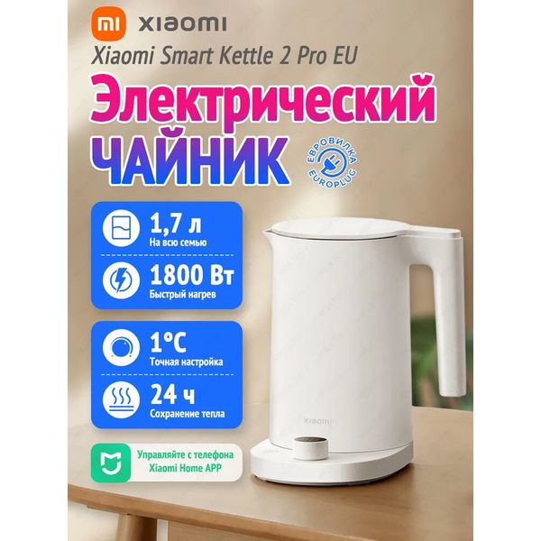 Xiaomi Smart Kettle 2 Pro — фото с карточки товара